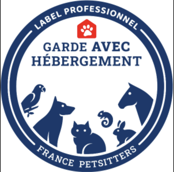 Label professionnel France Petsitters — Garde avec hébergement
